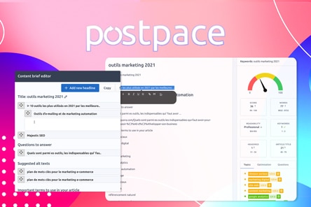 PostPace – Optimiser son contenu et booster son SEO (Référencement naturel)