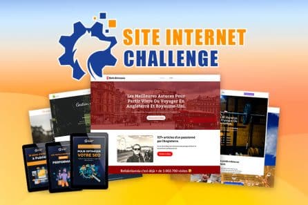 Formation : Challenge créer ton site internet en seulement 7 jours