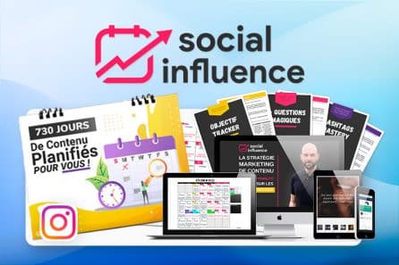 Social Influence Planner – 730 jours de contenu pour tes réseaux sociaux !