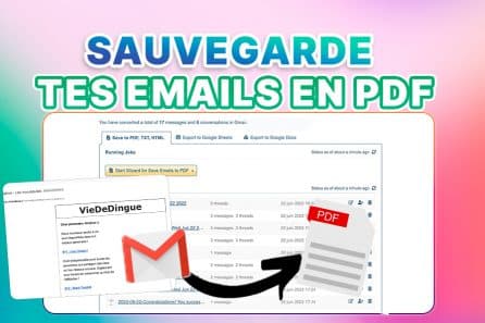 Formation Save Emails : Converti tes emails en pdf ! #35