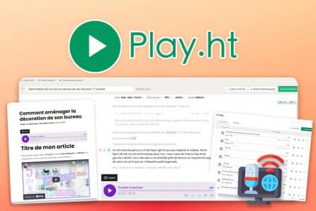 Playht – Convertir tous tes textes en audio professionnel !
