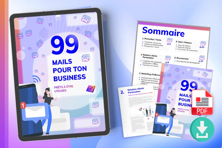 99 templates de mails à copiercoller pour ton activité
