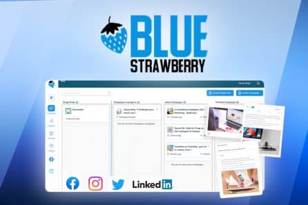 Blue Strawberry – Planifie automatiquement 18 mois de contenu pour tes réseaux sociaux